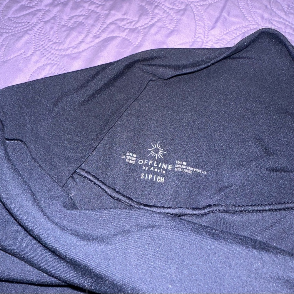 Aerie Offline Navy Blue High-Rise Leggings - Picture 4 of 6